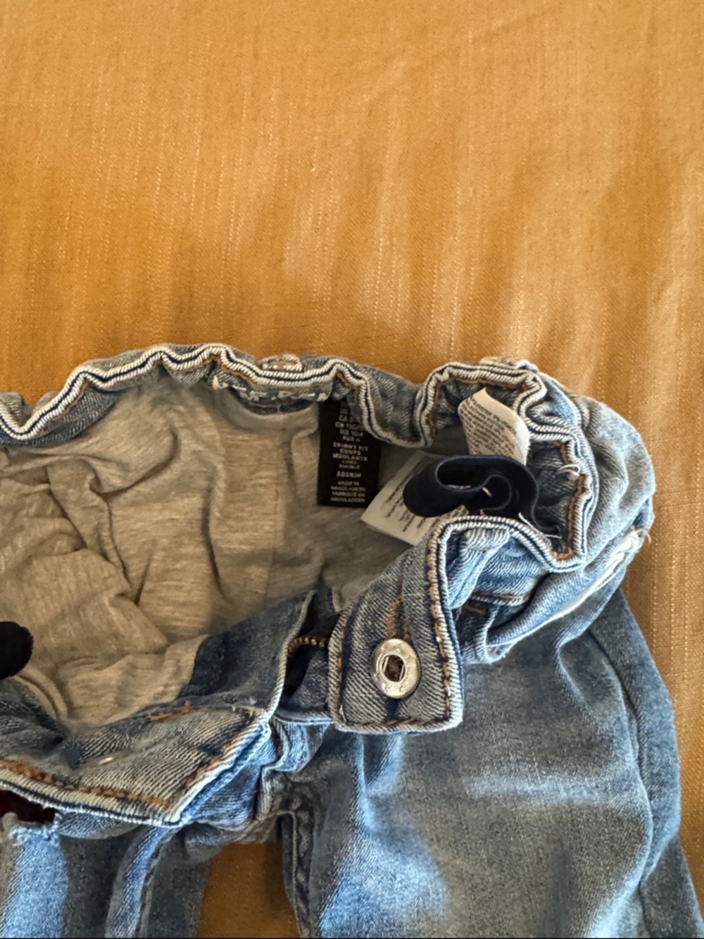 Kids Light Blue Ripped Jeans - Picture 3 of 6
